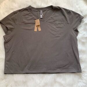 SKIMS G1 New Vintage Tshirt 4X TP-TSH-3043 gray chalk